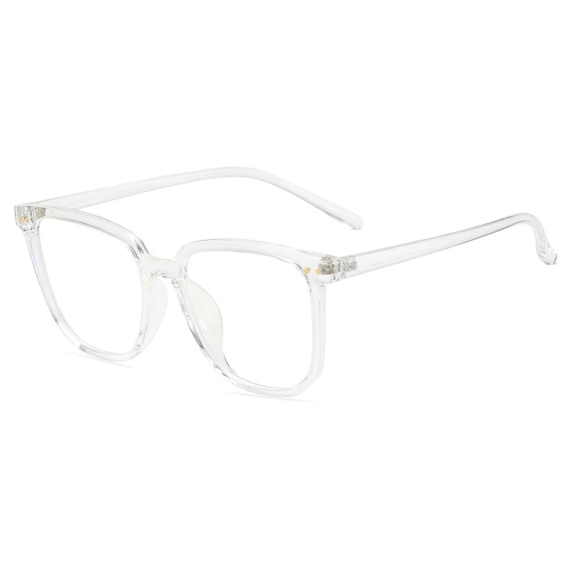 Leichter Rahmen Anti-Blaulicht-Brille Schwarz Transparent Optische Brille Frauen Männer