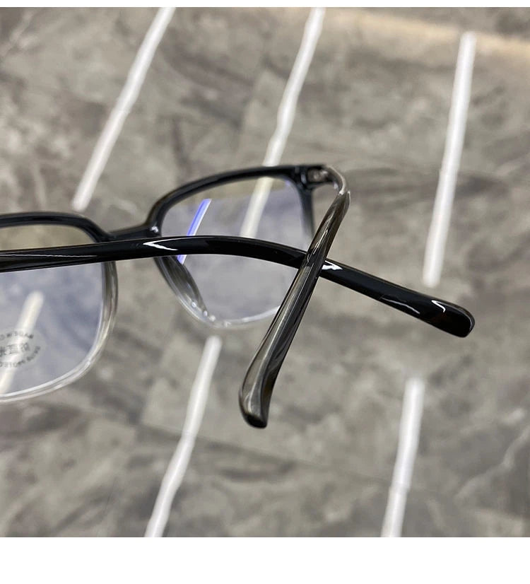 Leichter Rahmen Anti-Blaulicht-Brille Schwarz Transparent Optische Brille Frauen Männer